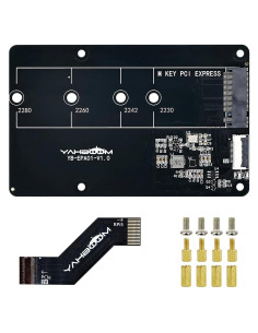 Adaptador Yahboom PCIe a M.2 para Raspberry Pi 5 - Soporta SSD 2230-2280