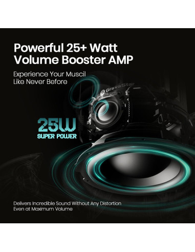 Altavoz Bluetooth Portátil Gravastar Supernova 30W Impermeable