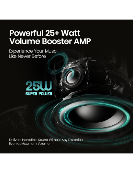 Altavoz Bluetooth Portátil Gravastar Supernova 30W Impermeable
