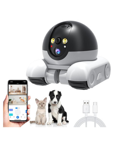 Cámara de Seguridad para Mascotas Denash 1080P Inalámbrica