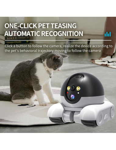 Cámara de Seguridad para Mascotas Denash 1080P Inalámbrica