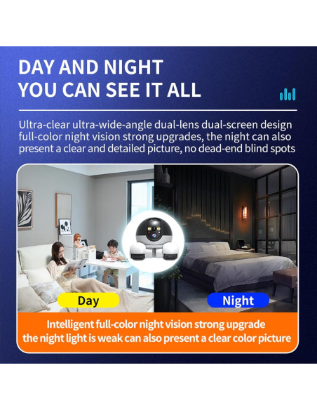 Cámara de Seguridad para Mascotas Denash 1080P Inalámbrica