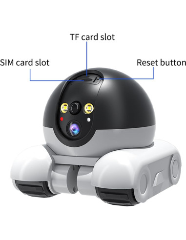 Cámara de Seguridad para Mascotas Denash 1080P Inalámbrica