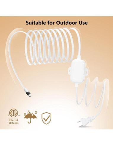 Adaptador de Poder 7.62m eufy Security SoloCam E30/S340/S220