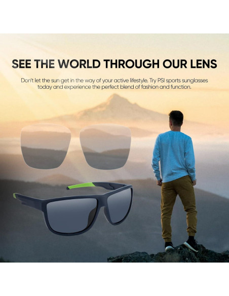 Gafas de sol PSI polarizadas unisex con protección UV