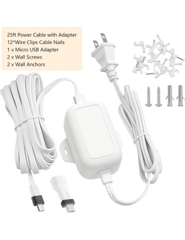 Adaptador de Poder 7.62m eufy Security SoloCam E30/S340/S220