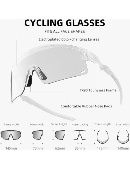 Gafas de Ciclismo ROCKBROS UV Protección Viento Arena
