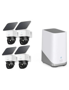 Cámara de Seguridad Eufy SoloCam S340 Solar 3K con HomeBase 3