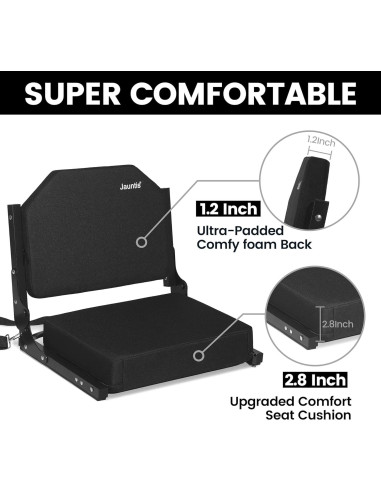 Asiento de Estadio Jauntis con Respaldo Acolchado 150 kg