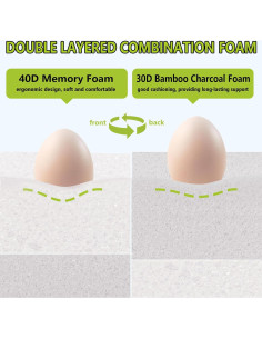 Cojines de Asiento de Estadio Relispo - Paquete de 2, 42x34 cm 2