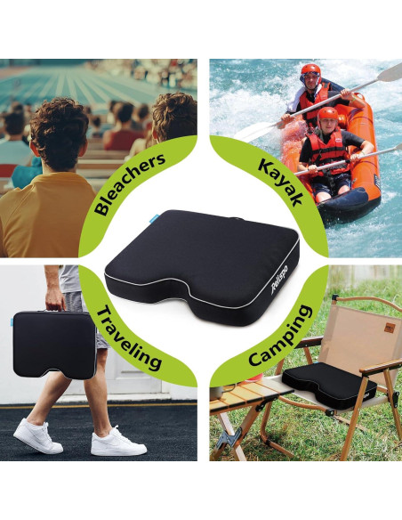 Cojines de Asiento de Estadio Relispo - Paquete de 2, 42x34 cm