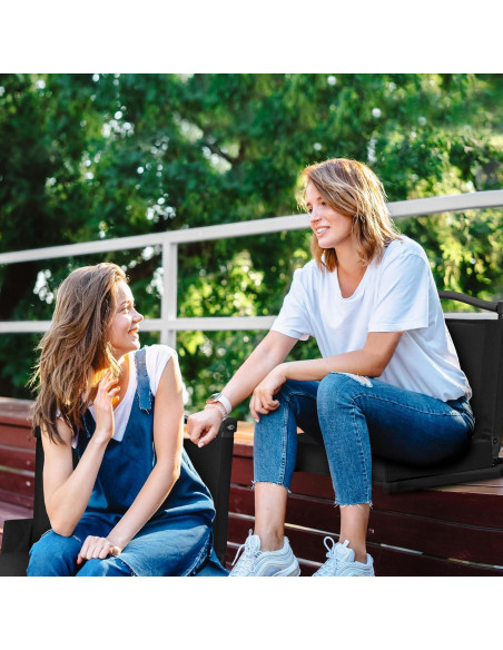 Asiento de Estadio HABUTWAY con Respaldo y Cojín Grueso 159kg
