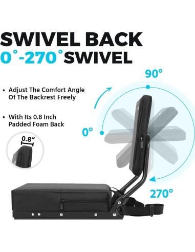 Asientos de Estadio HUTMANG Plegables con Respaldo Acolchado