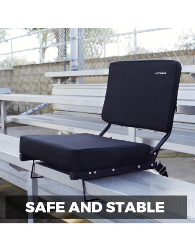 Asientos de Estadio HUTMANG Plegables con Respaldo Acolchado