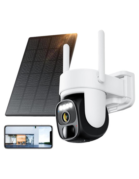 Cámara de Seguridad Solar Inalámbrica Hawkray QW5 2K HD Cámara de Seguridad Solar Inalámbrica Hawkray QW5 2K HD