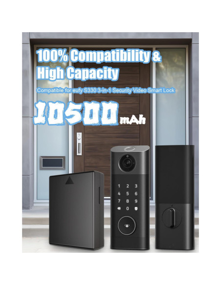 Batería Recargable 10500mAh REACELL S330 para Cerradura eufy