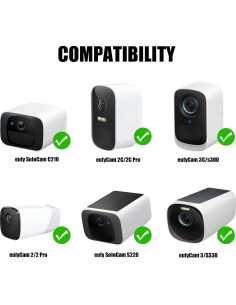 Paquete de 3 Soportes de Cámara Ajustables Buwesru 15.5 cm 2