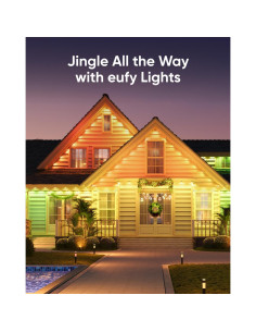 Luces Exteriores eufy E22 30.48m 60 LEDs RGBWW IP67 2