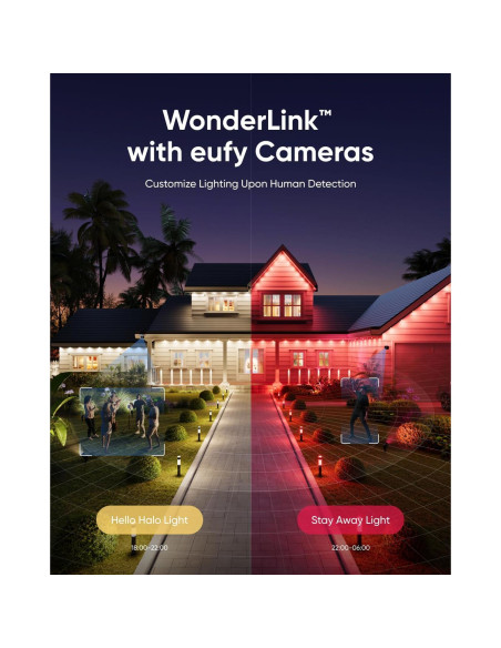 Luces Exteriores eufy E22 30.48m 60 LEDs RGBWW IP67