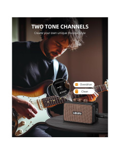 Amplificador de guitarra eléctrica LEKATO AG-04 Bluetooth 5W 2