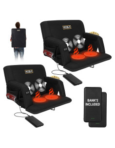 Silla Plegable de Estadio MZQLN con Masaje y Calor 2 Unidades