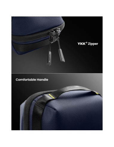 Bolsa Organizadora Electrónica tomtoc M Azul Marino 26x15cm