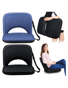 Asientos de Estadio Plegables HEYUEDAJK con Respaldo y Cojín