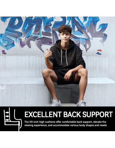 Asiento de Estadio Plegable SamitValt con Respaldo y Portavasos