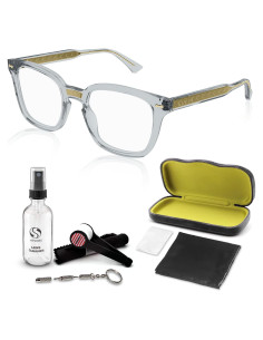 Gafas de Sol Gucci GG0184O Cuadradas con Kit de Lujo