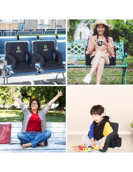 Asiento de Estadio Nice C Plegable 5 Posiciones Reclinables