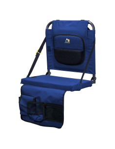 Silla de Estadio Lumbar GCI Outdoor BleacherBack Azul