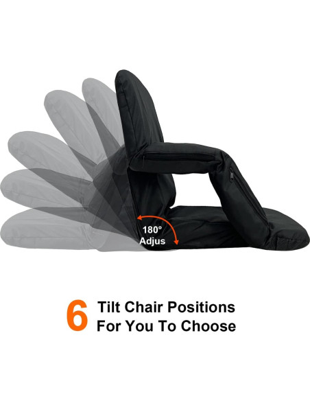 Silla de Gradas Portátil JUICYRAUL JU-MASSAGE con Calefacción y Masaje