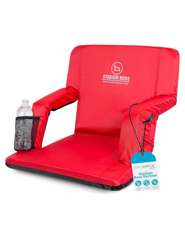 Silla de Estadio Acolchada Stadium Boss Roja - 6 Posiciones Reclinables