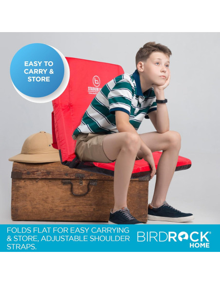 Silla de Estadio Acolchada Stadium Boss Roja - 6 Posiciones Reclinables