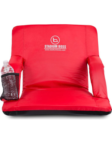 Silla de Estadio Acolchada Stadium Boss Roja - 6 Posiciones Reclinables