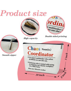 Bolsa de Cosméticos Ythuil 26x25cm Impermeable para Regalos 2