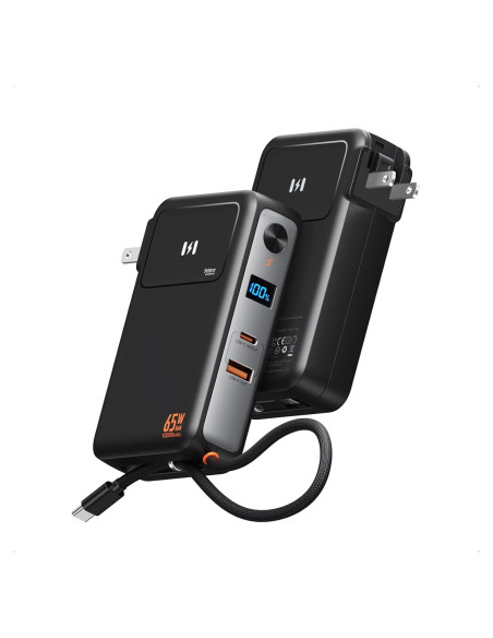 Banco de Energía 10,000mAh C-Smartlink con Enchufe AC 65W