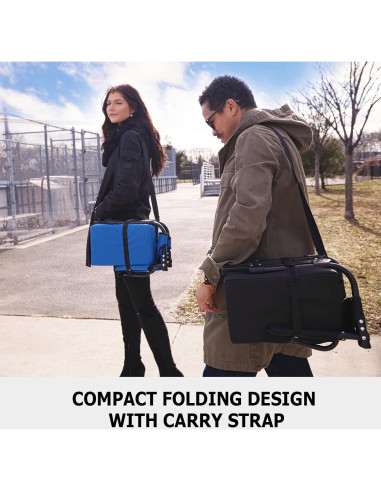 Silla de Estadio Plegable Behairity con Respaldo Alto y Acolchado