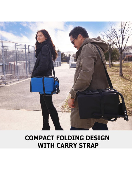 Silla de Estadio Plegable Behairity con Respaldo Alto y Acolchado