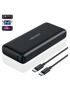 Banco de Energía 20000mAh 65W HenHot para Laptop y Steam Deck