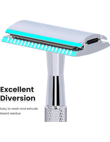 Maquinilla de Afeitar Doble Filo Keropy TR84-MS con 10 Cuchillas