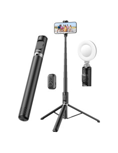 Bastón de Selfie y Trípode SelfieShow 183 cm Aluminio Control Remoto