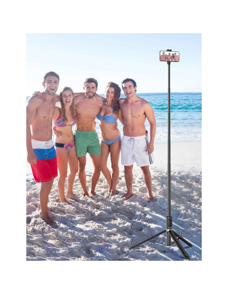 Bastón de Selfie y Trípode SelfieShow 183 cm Aluminio Control Remoto
