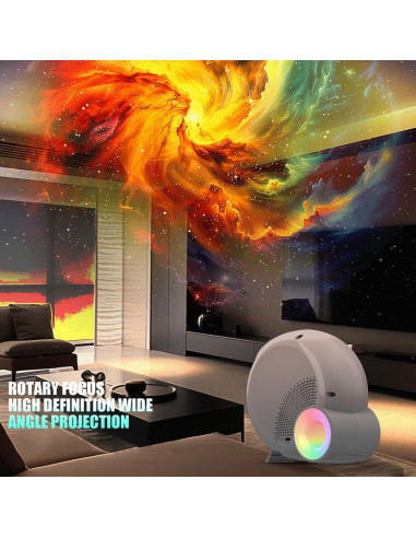 Proyector Galáctico LENGLASS HD Cielo Estrellado 360