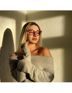 Gafas de luz azul Zeelool VFP0270 Cat Eye para mujeres 2