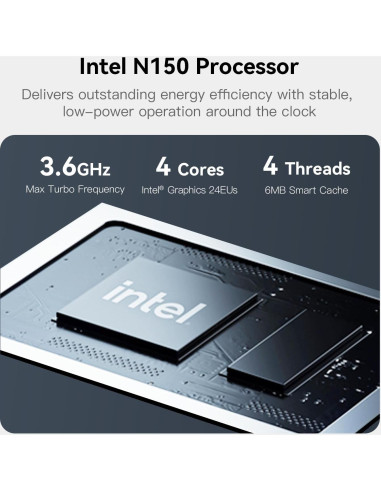 Mini PC Beelink ME N150, 12GB RAM, 2TB SSD, 4K