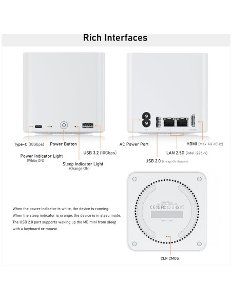 Mini PC Beelink ME N150, 12GB RAM, 2TB SSD, 4K Mini PC Beelink ME N150, 12GB RAM, 2TB SSD, 4K