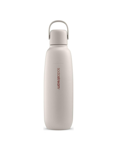 Botella SodaStream Fizz & Go Acero Inoxidable 0.9L Arena