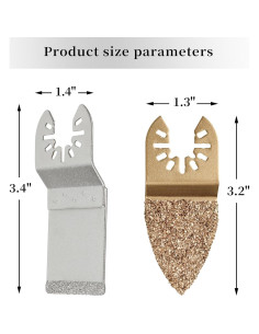 Cuchilla oscilante de diamante Dewalt DWA4242-3 para lechada 2