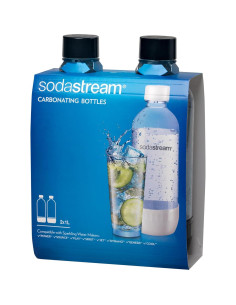 Botellas de Carbonatación SodaStream 1L A Prueba de Lavavajillas - 2 Unidades 2